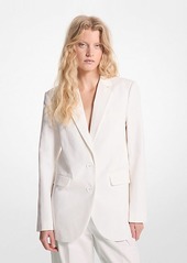 Michael Kors Cotton Blend Twill Blazer