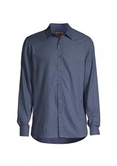 Michael Kors Cotton Button-Front Shirt