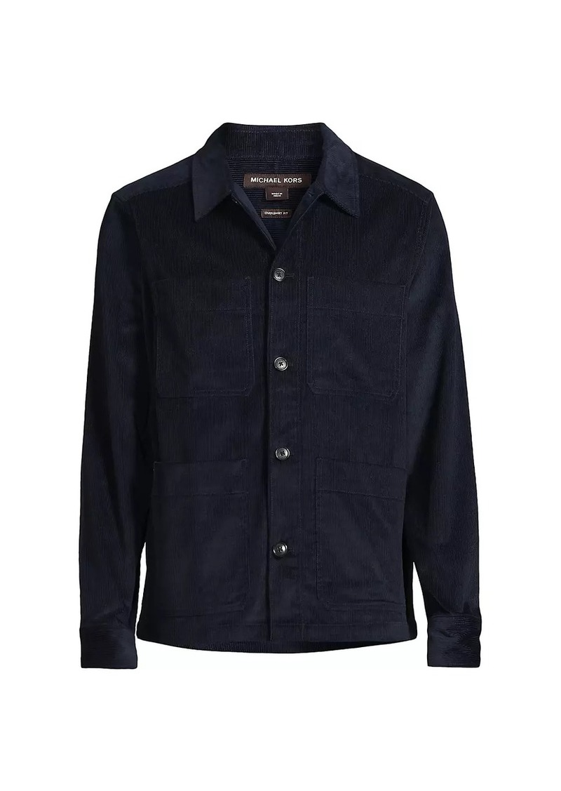 Michael Kors Cotton Corduroy Shirt Jacket