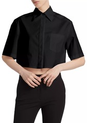 Michael Kors Cotton Cropped Shirt