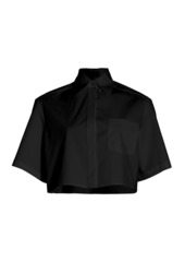 Michael Kors Cotton Cropped Shirt