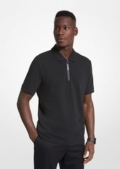 Michael Kors Cotton Half-Zip Polo Shirt