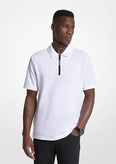 Michael Kors Cotton Half-Zip Polo Shirt