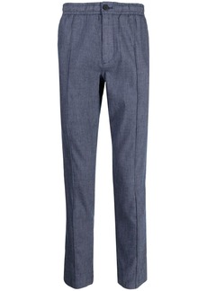 Michael Kors cotton-linen blend pintuck trousers
