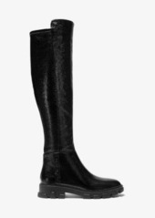 Michael Kors Crackled Faux Patent Leather Boot