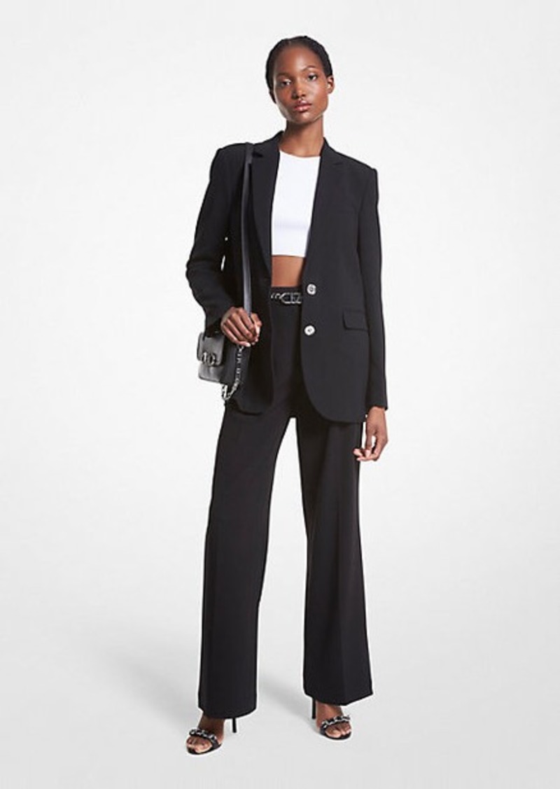 Michael Kors Crepe Boyfriend Blazer