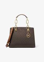 Michael Kors Cynthia Small Signature Logo Satchel