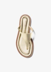 Michael Kors Daniella Metallic Leather Sandal