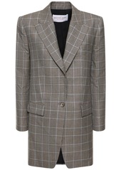 Michael Kors Darcy Tailored Wool Crepe Blazer