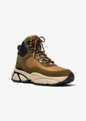 Michael Kors Darius Suede and Mesh Hiker Boot