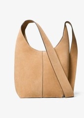 Michael Kors Dede Medium Suede Hobo Bag