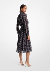 Michael Kors Dot Georgette Shirtdress