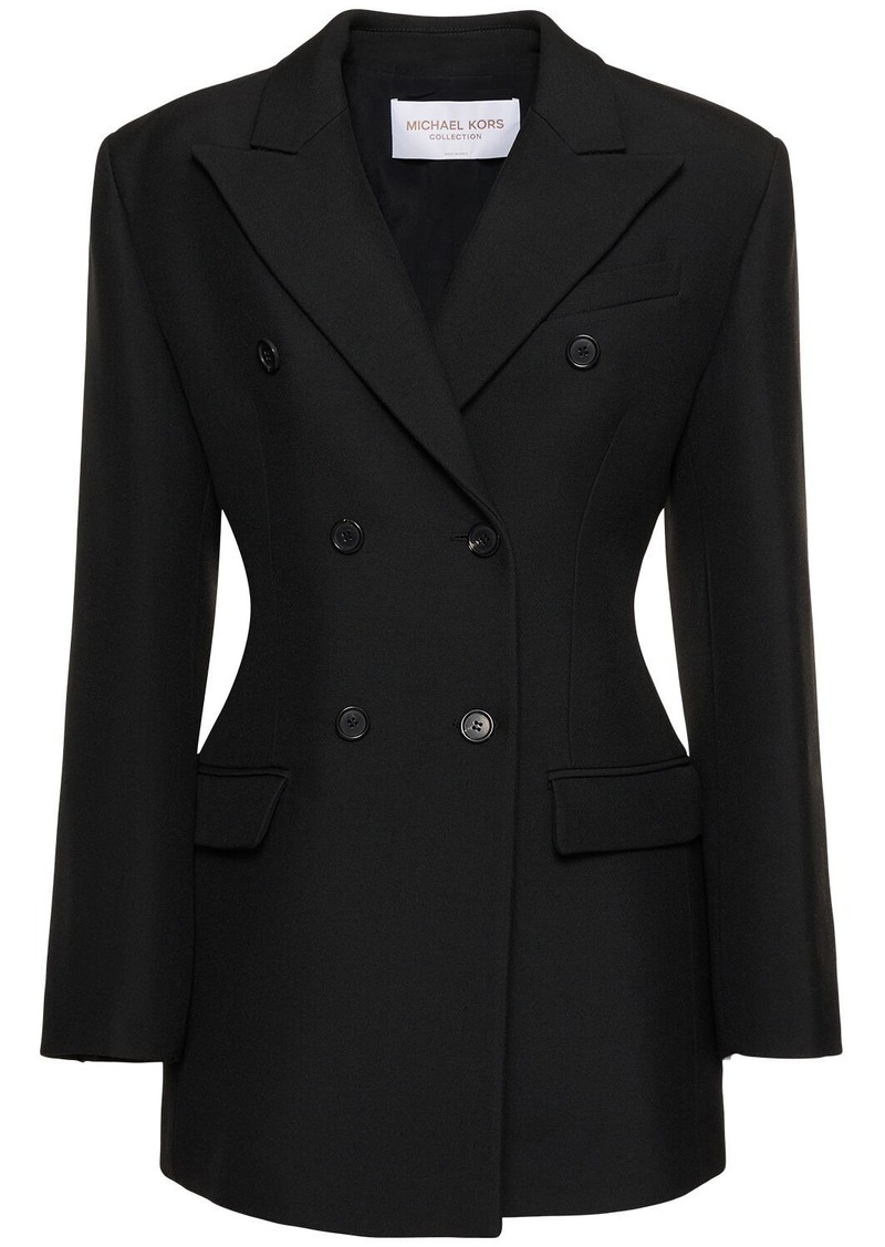 Michael Kors Double Breast Gabardine Blazer