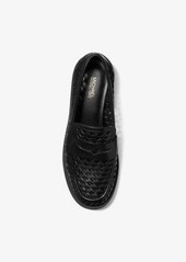 Michael Kors Eden Hand-Woven Leather Loafer