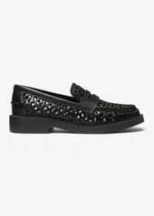 Michael Kors Eden Hand-Woven Leather Loafer