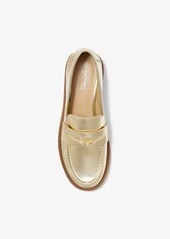 Michael Kors Eden Metallic Leather Loafer