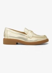 Michael Kors Eden Metallic Leather Loafer