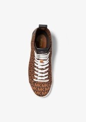 Michael Kors Edie Logo Knit High-Top Sneaker