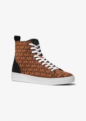 Michael Kors Edie Logo Knit High-Top Sneaker