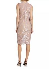 Michael Kors Embellished Crewneck Sheath Dress