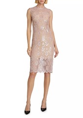 Michael Kors Embellished Crewneck Sheath Dress