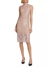 Michael Kors Embellished Crewneck Sheath Dress