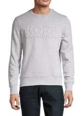 Michael Kors Embossed Logo Fleece Sweatshirt