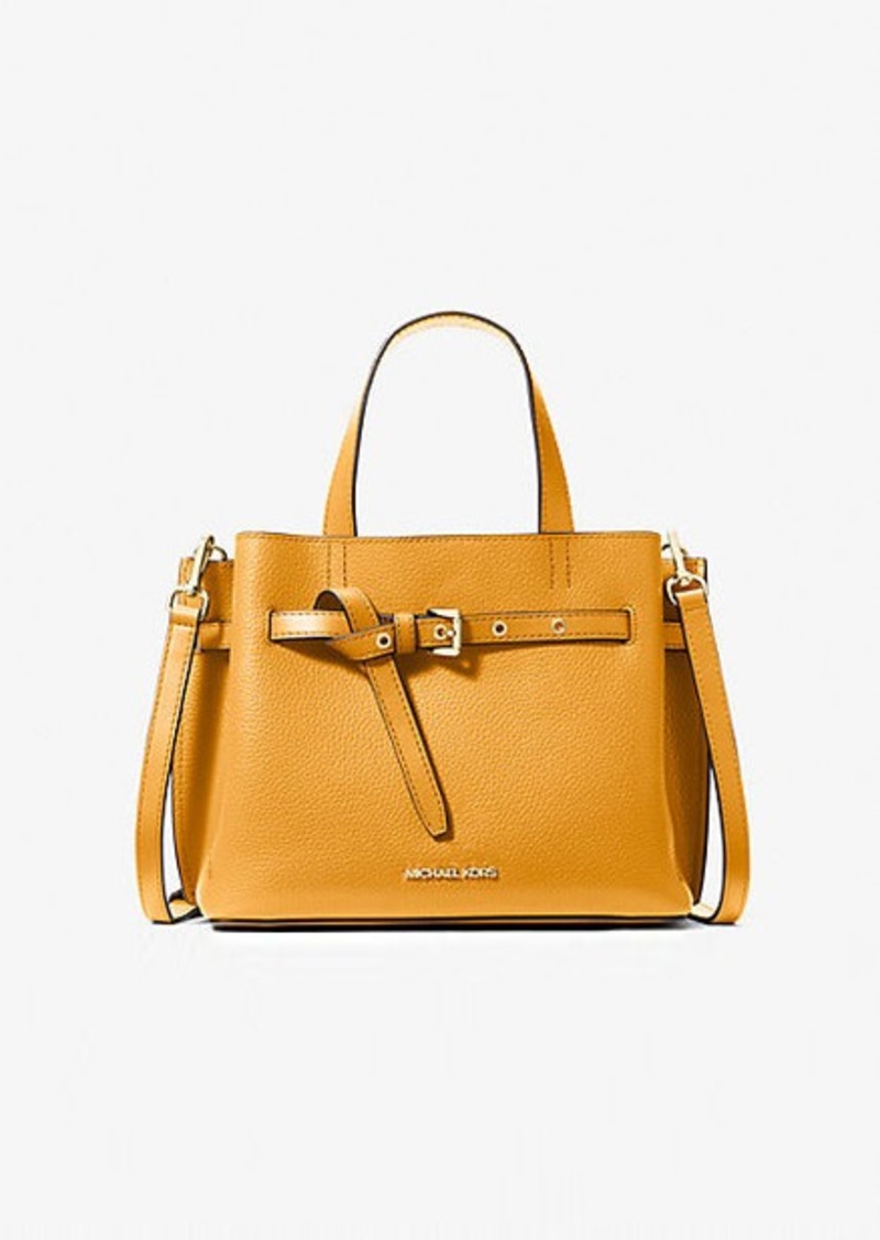 Michael Kors Emilia Small Pebbled Leather Satchel