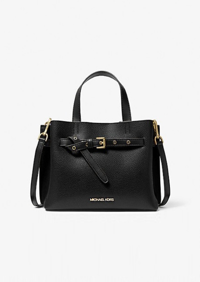 Michael Kors Emilia Small Pebbled Leather Satchel