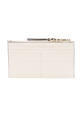 Michael Kors Empire-logo leather card holder