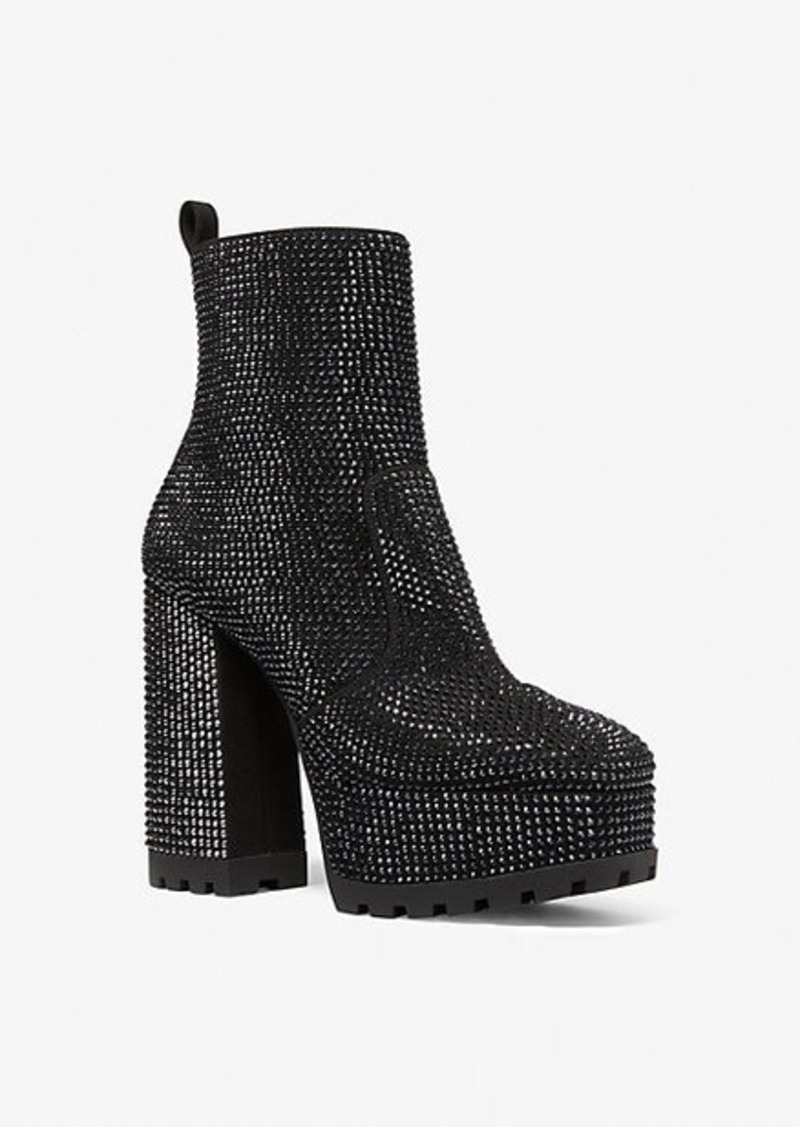 Michael Kors Enya Embellished Platform Boot