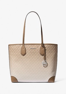 Michael Kors Eva Large Ombré Signature Logo Tote Bag