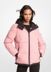Michael Kors Faux Fur-Trim Quilted Puffer Jacket