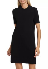 Michael Kors Felted Wool Crewneck T-Shirt Dress