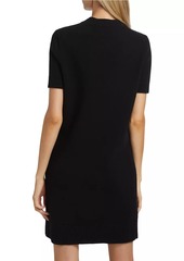 Michael Kors Felted Wool Crewneck T-Shirt Dress