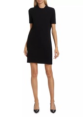 Michael Kors Felted Wool Crewneck T-Shirt Dress