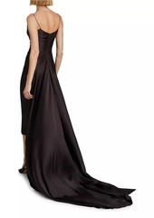 Michael Kors Fishtail Train Slip Dress