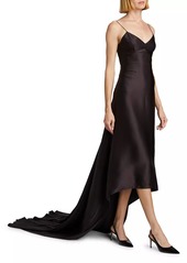 Michael Kors Fishtail Train Slip Dress