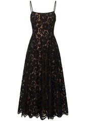 Michael Kors Flared Lace Midi Dress