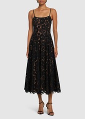 Michael Kors Flared Lace Midi Dress