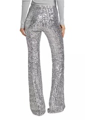 Michael Kors Flared Sequined Pants