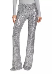 Michael Kors Flared Sequined Pants