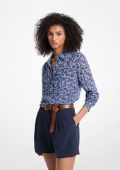 Michael Kors Floral Georgette Blouse