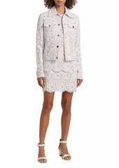 Michael Kors Floral Lace Miniskirt