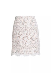 Michael Kors Floral Lace Miniskirt