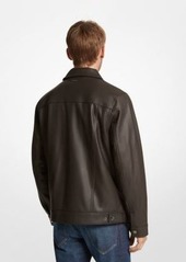 Michael Kors Forrestdale Leather Jacket