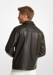 Michael Kors Forrestdale Leather Jacket