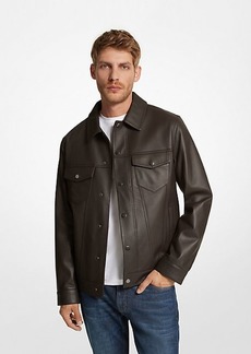 Michael Kors Forrestdale Leather Jacket