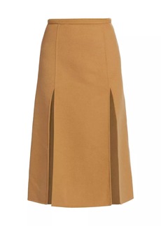 Michael Kors Front-Slit A-Line Skirt