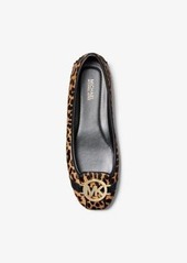 Michael Kors Fulton Leopard Print Calf Hair Moccasin